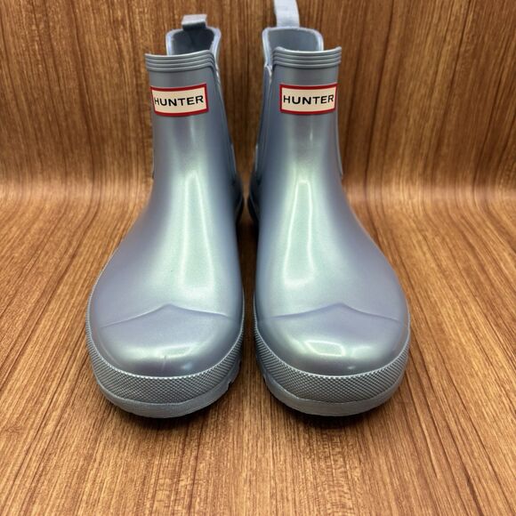 HUNTER Original Nebula Waterproof Chelsea Boot Blue Thistle US 10 / UK 8 / EU 42 - Picture 2 of 11